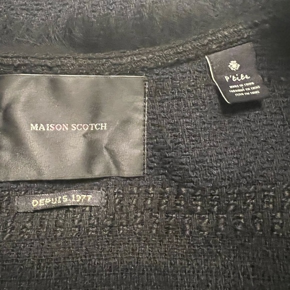 MAISON SCOTCH Oversized Open Front Sweater Size PETITE - Picture 3 of 7